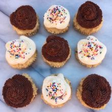 Gluten-free Paleo Cupcakes with Sprinkles